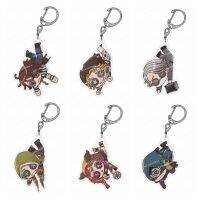 bjh∏❃☁  6CM Anime Ⅴ Luca Balsa Naib Subedar Keychains Accessories Fans Xmas Gifts