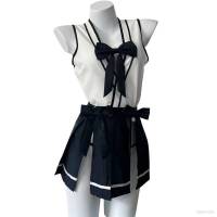 Women Body Lingerie JK Pleated Skirts Pure Student Outfits Cosplay Costume Erotic Lingerie Uniform Temptation