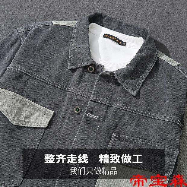 cod-and-autumn-new-gray-splicing-tooling-denim-jacket-mens-trendy-insert-casual-loose-large-size-all-match-men