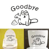 DIY Toilet Goodbye Letter Bathroom Removable Wall Sticker Art Decal Decoration