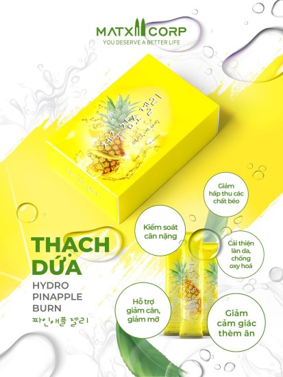 Thạch dứa giảm cân matxi corp - ảnh sản phẩm 1