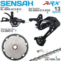 ชุดขับ SENSAH ARX 13 speed MTB Groupset include Right Shifter Rear Derailleur and SUGEK Cassette Sprocket 50T and YBN Chain