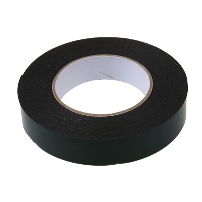 Black Super Strong Permanent Double Sided Self Adhesive Foam Car Trim Body Tape width:25Mm