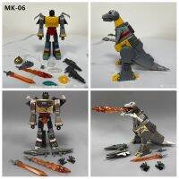 MK-06ไมค์ของเล่นแปลงร่าง MK-06S MK06 Grimlock KO H44 Ymir G1ขนาดเล็กแอนิเมชั่นตุ๊กตาขยับแขนขาได้มาพร้อมกับกล่อง