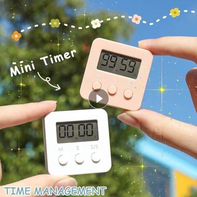 ❉∋ Digital Timer LCD Reminder Countdown Stopwatch Alarm Home Kitchen Learning Time Manager Cooking Alarm Clock Mini Cute Electronic