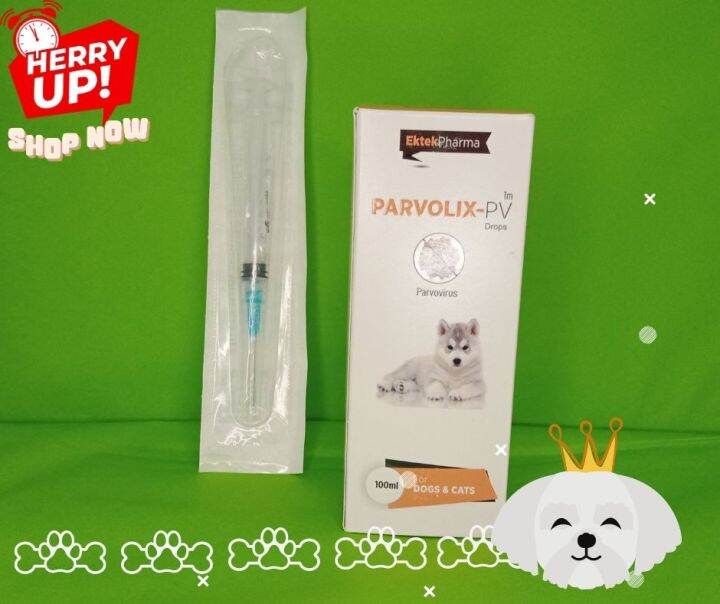 Parvolix Pv For Treatment Of Parvo Virus In Dogs And Cats 100ML with
