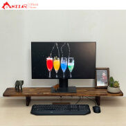 Kệ kê màn hình máy tính bằng gỗ, Kệ gỗ kê màn hình máy tính Gaming Anzzar