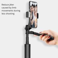 MAMEN Selfie Stick Tripod Video Stabilizer Shooting Bracket Wireless Bluetooth For Phone For Xiaomi Huawei For iPhone Foldable