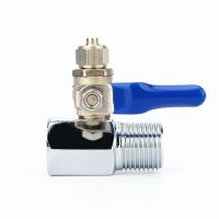 1PCS Water Purifier Reverse Osmosis Tee Inlet Ball Valve Set 1/2" BSP To 1/4" Tube Replacement Home Water Purfier Accessories Valves