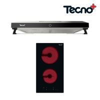 TECNOPLUS ชุด SET เครื่องดูดควัน. รุ่น TNP HDS 6048 DG + เตาไฟฟ้า รุ่น TNP VT 302 DG