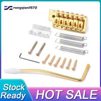 Gold Guitar Tremolo Bridge Arm Springs with Boat Jack Socket Set for Fender ST Electric Guitar Parts Accessories