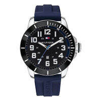 TOMMY HILFIGER TH1791537 นาฬิกาข้อมือผู้ชาย สายซิลิโคน สีน้ำเงิน