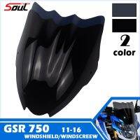 กระจกบังลมสำหรับเล่นกีฬามอเตอร์ไซค์,GSR750เหมาะสำหรับ Suzuki GSR-750 2011-2016 GSX-S750 11 12 13 14 15 16