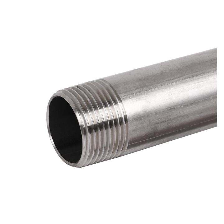 ข้อสั้นสแตนเลสเกลียว-2-ข้าง-city-sus-304-1-นิ้วx10-นิ้วte-stainless-steel-tube-city-sus-304-1inx10in-บริการเก็บเงินปลายทาง