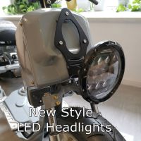 ชุดไฟหน้าปลาหมึก LED ไฟหน้าสำหรับรถ Honda Ruckus Zoomer NPS50 AF58สกู๊ตเตอร์ส่วนแต่งรถจักรยานยนต์ GY6 Tao Tao