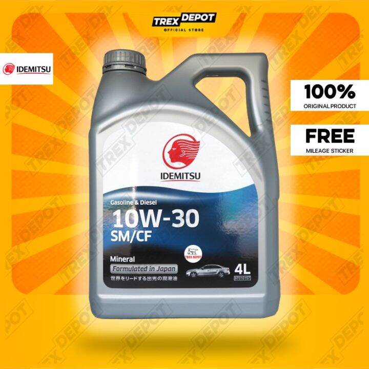 Idemitsu 10W30 Mineral Engine Oil (4L) | Lazada