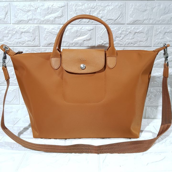 LONGCHAMP BAGS Le Pliage Neo Medium CAMEL CARAMEL