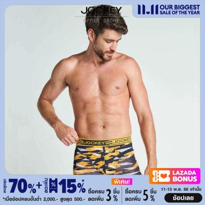 JOCKEY UNDERWEAR กางเกงในชาย SPORT MICROFIBER ACTIVE รุ่น KU 19943918 S23 BOXER TRUNK บ็อกเซอร์