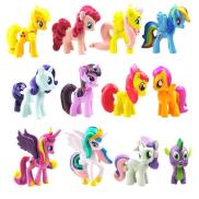 12 Pcs My Little Pony My Little Pony Princess Toy Set Anime Doll Toy
