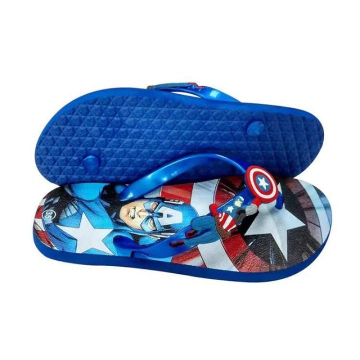 children-slippers-boys-flip-flops-summer-casual-cartoon-captain-america-spiderman-fashion-kids-beach-shoes-baby-girls-home-shoes