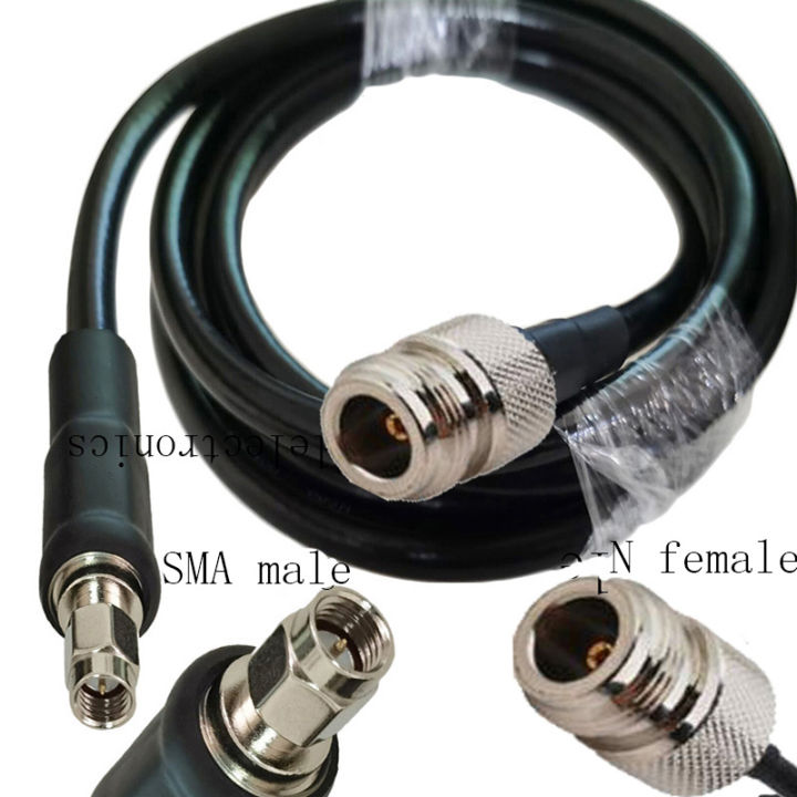 LMR400 N Female Jack to SMA Male Plug Connector RF Coax Pigtail Antenna Cable LMR-400 Ham Radio 50cm 1/2/3/5/10/15/20/30m