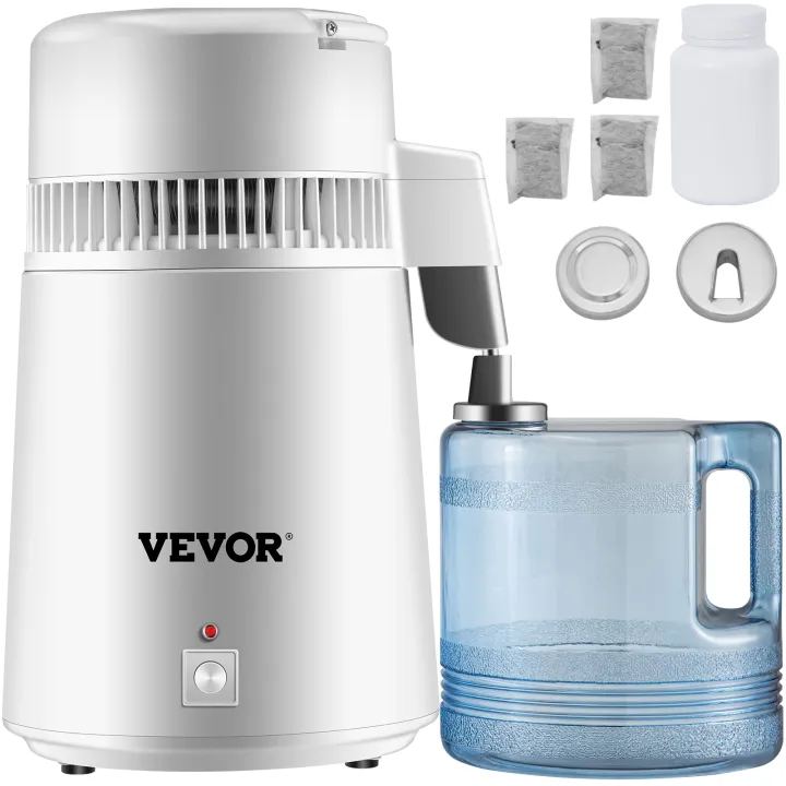 （HOT）VEVOR 4L Pure Water Distiller Dental Distilled Water Filter