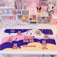 ญี่ปุ่น Kawaii Mouse Pad เดสก์ทอปกันน้ำมันกันลื่นโต๊ะอาหาร Kawaii อุปกรณ์เกมกระดานเขียนหนังสือสำหรับนักเรียน