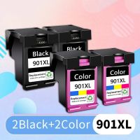 Pz27หมึกเติม Remanufactured สำหรับ HP 901XL ตลับหมึกสำหรับ HP 901XL หมึกเติมหมึกเครื่องพิมพ์4500 J4540 J4550 J4585 J4624