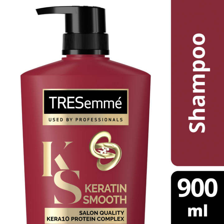 Tresemme Keratin Smooth Kera10 Shampoo 900ml Lazada Ph