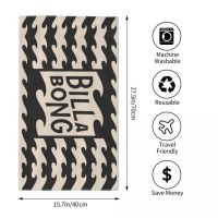 Billabong (3) ผ้าขนหนู ทรงสี่เหลี่ยม ขนาด 70x40 ซม. สําหรับเล่นกีฬา โยคะ ฟิตเนส วิ่ง กลางแจ้ง ws