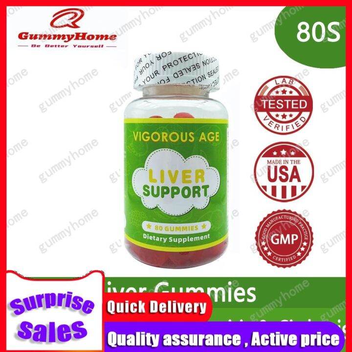 Liver Gummies 300mg Milk Thistle Extract Promotes healthy liver