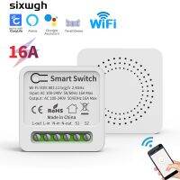 hot！【DT】 SIXWGH MiNi WiFi Cozylife App Timer Improvement 2 way Relay with Aleax