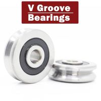 V Groove Sealed Ball Bearing (2 PCS) 8*37*11*3 8*40*14 8*42*14 mm Pulley Wheel Bearings V7/6/9/7/6/3 Guide Track Rlooer Bearing