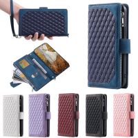 Hand-Lanyard Zipper Wallet Flip Leather Case for SAMSUNG S20 S21 S22 S23 Ultra S20/21 FE Card Cash Pocket Cover for A53 A73 A23