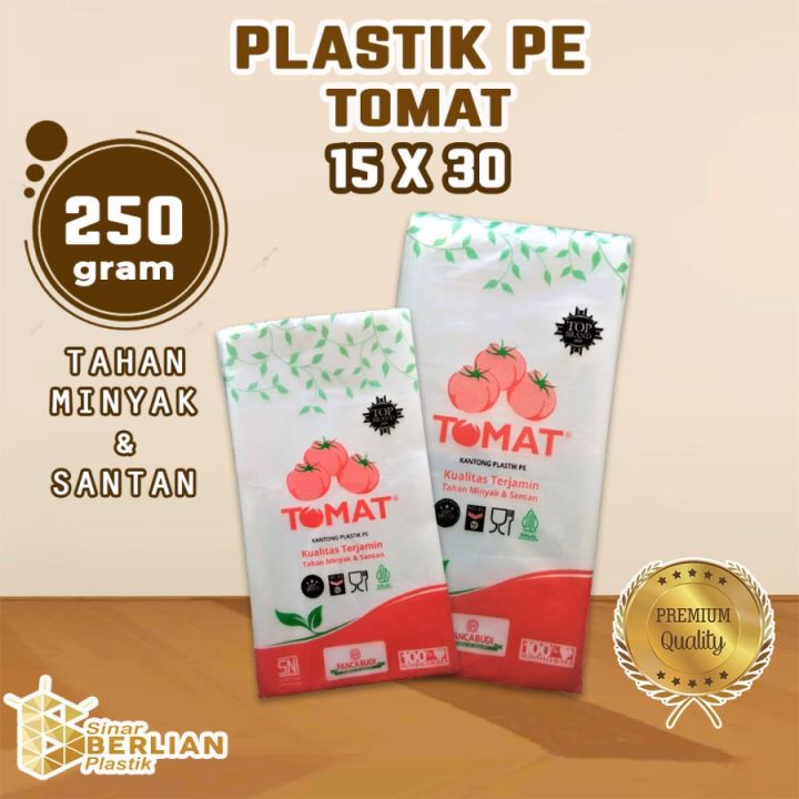 Plastik Pe Tomat 250gram 15 X 30 Lazada Indonesia 8477