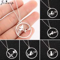 Hollow Pet Paw Footprint Necklace Women Cute Animal Bulldog Chihuahua Dachshunds Dog Necklaces Choker Ketting Jewelry Gift