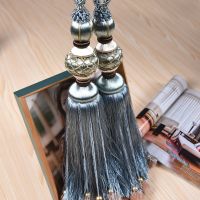 【LZ】 European Curtain Tie - Up Curtain Hanging Ball Tassels Curtain Tiebacks Bandages Brushes Curtain Accessories