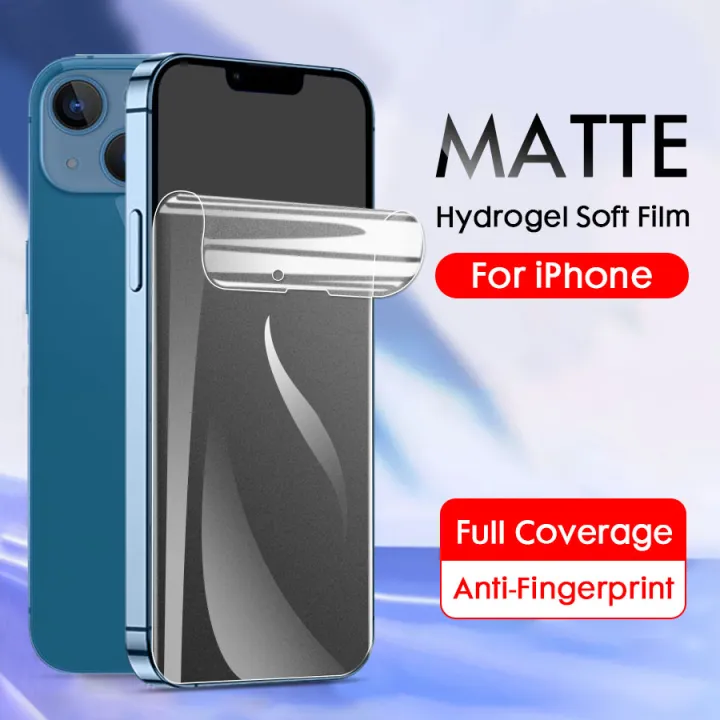 Matte Frosted Soft Hydrogel White Film For Iphone 13 12 11 Pro Xs Max X Xr 8 7 6 6s Plus Se Screen Protector Lazada Ph