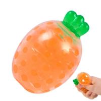 Stress Squeeze Toy Carrot Shape Squeeze Fidget Pinch Ball Funny Stress Toys Washable Relaxing Supplies for Boys Kids Girls bearable