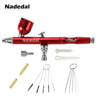 Dual Action 0.3mm Airbrush Gravity Feed Paint Spray Cake Decorating Nail Nart Manicure Model Car Paint with Claning Tools