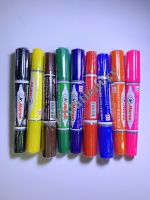 ปากกามาร์คเกอร์ตราม้า 1 แท่ง ปากกาเคมี 2 หัว ตราม้า Marker