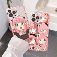 Anime Spy X Family Anya Phone Case for iPhone 11 12 13 Mini Pro Max 14 Pro Max Case shell