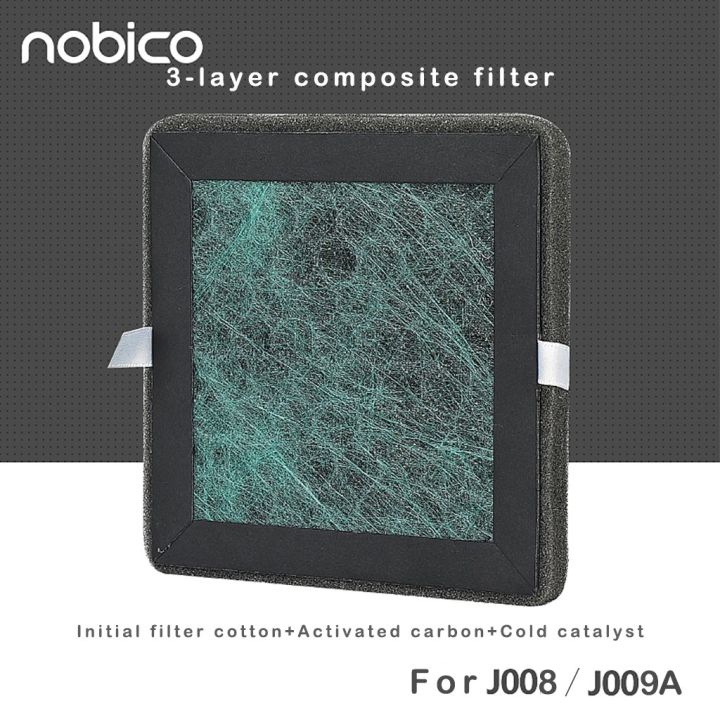 115x115x10 Mm Nobico 3-layer Composite Filter For J008j009a Negative Ion Air Purifier Smart Contro Accessories#p4