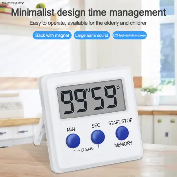 Timers, Classroom Timer for Kids, Kitchen Timer for Cooking, Egg Timer,  Magnetic Digital Stopwatch Clock Timer for Teacher, Study, Exercise, Oven,  Cook, Baking, Desk 