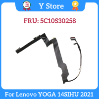 Y Store ใหม่สำหรับ YOGA 14sihu 2021แล็ปท็อปกล้องไมโครโฟนสายเชื่อมต่อ DC02002MQ10 5C10S3025 8 Fast Ship