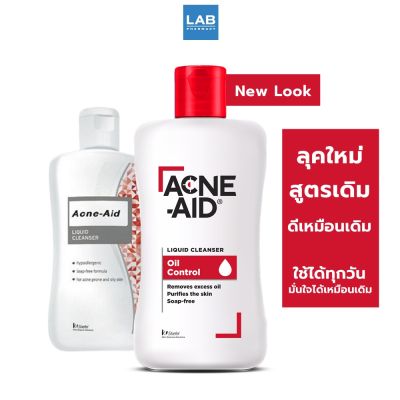 Acne-Aid Liquid Cleanser Oil Control 100 ml. แอคเน่-เอด ลิควิด เครนเซอร์ (สีแดง) ผลิตภัณฑ์ทำความสะอาดผิวหน้าและผิวกาย สำหรับผิวมัน เป็นสิวง่าย 1 ขวด