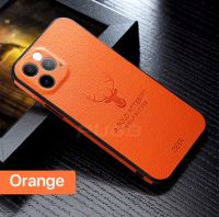 Luxury หนังกรอบกรณีสำหรับ iPhone 12 11 Pro Max Mini iPhone X XR XS กล้องล่าสัตว์ฝาครอบ