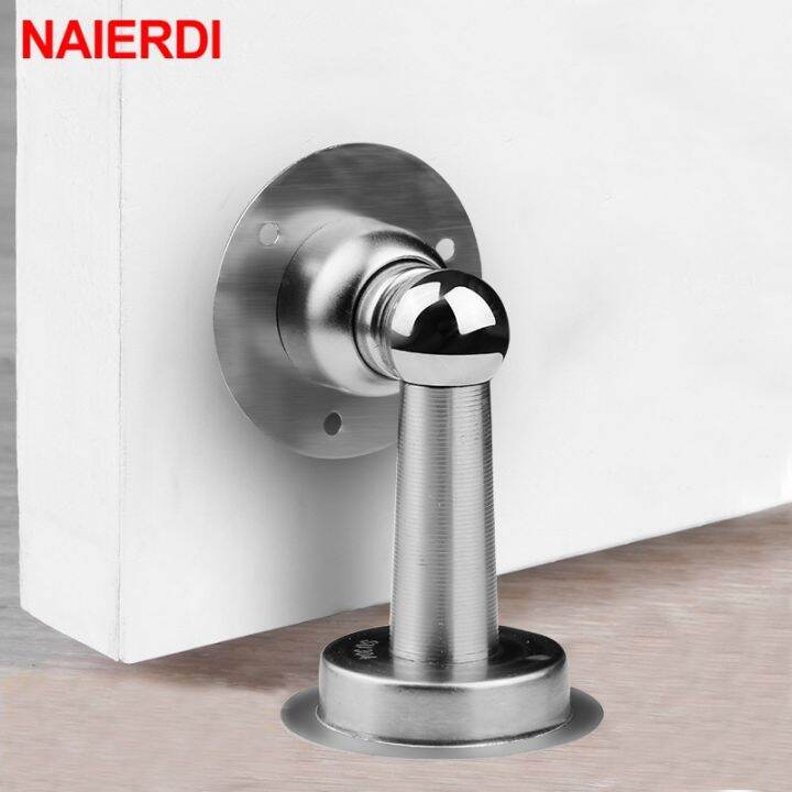 lz-๑-naierdi-stainless-steel-door-stopper-bathroom-magnetic-door-stop-heavy-duty-floor-wall-mount-wind-proof-door-holder-hardware