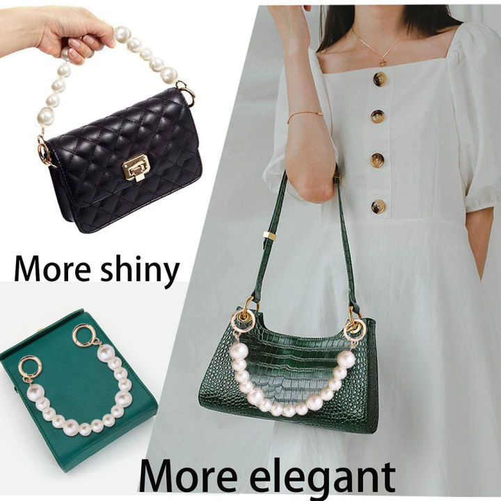 ocean-inspired-pearl-card-holder-luxurious-handbag-pendant-elegant-handheld-bag-clasp-unique-bag-chain-pearl-accessories