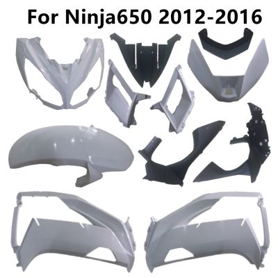 ชิ้นส่วนพลาสติกที่ไม่ได้ทาสีแพ็คด้านซ้ายขวาสำหรับ Ninja650 2012-2015-2016 12-13-14-15-16ส่วนประกอบตัวถังรถจักรยานยนต์ ABS